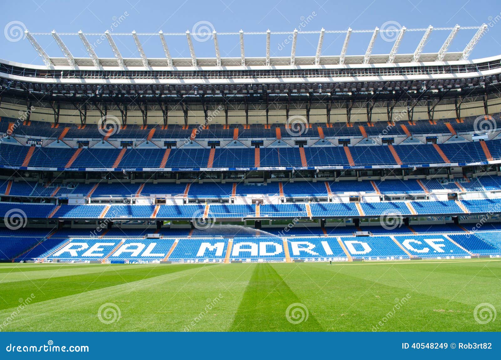 Het Stadion Van Real Madrid Redactionele Stock Foto Afbeelding