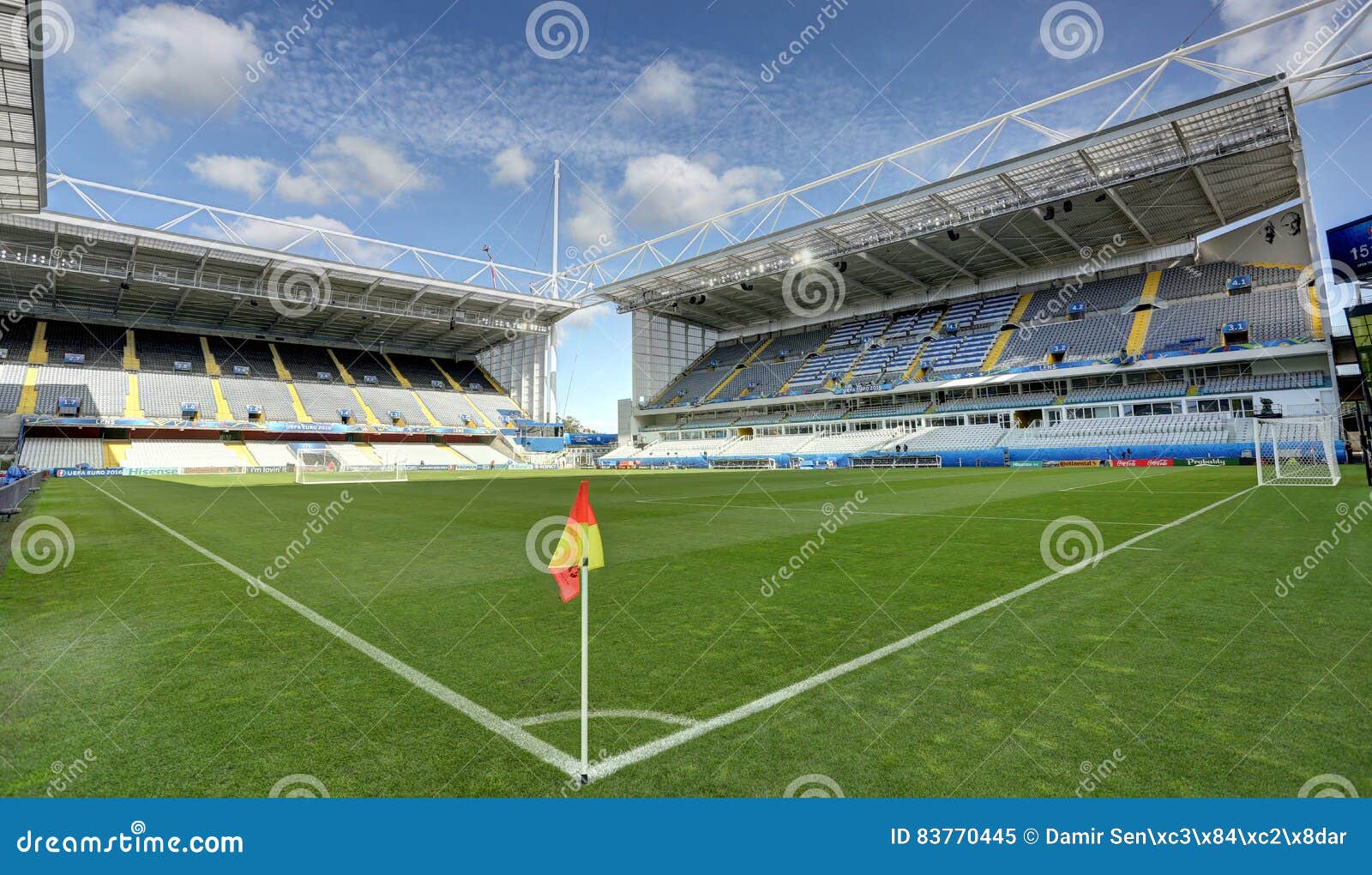 Stadium Bollaert-Delelis, Lens, France Editorial Image - Image of