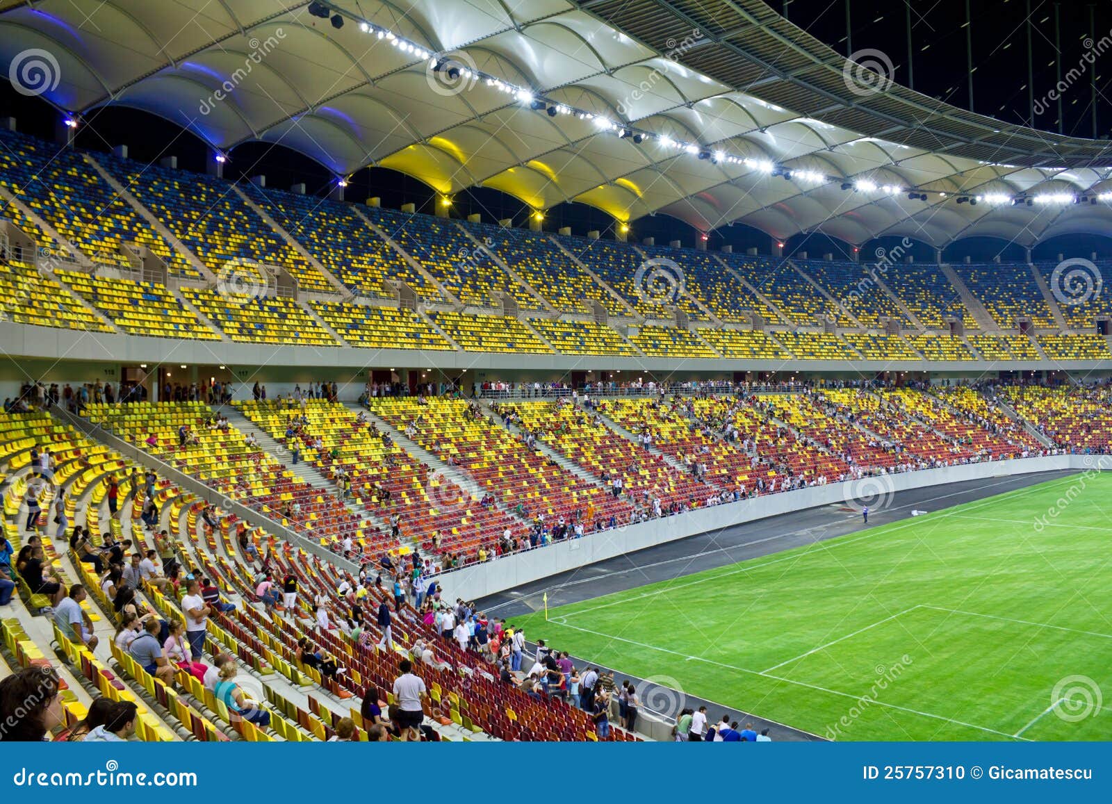 Stadium gallery editorial image. Image of architecture 25757310