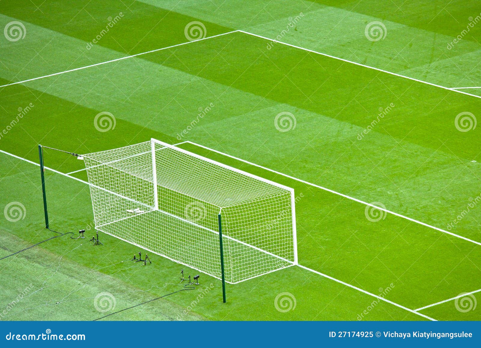 Stadium Goal stock image. Image of number, championship 27174925