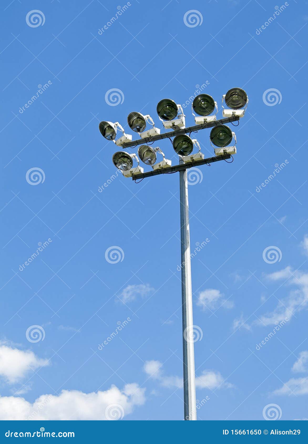 Stadium Lighting stock photo. Image of outdoor, illumination 15661650