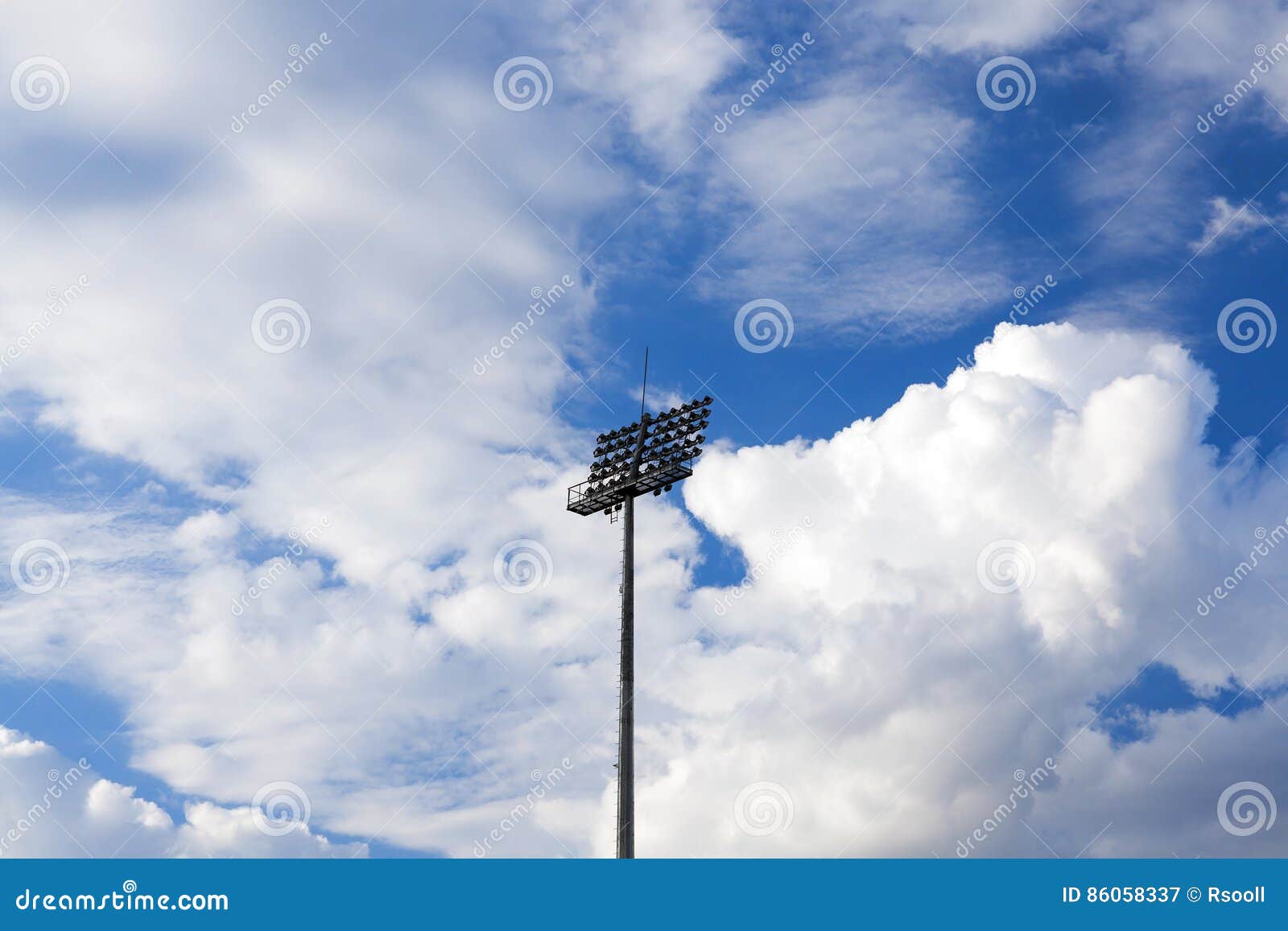 The stadium lighting stock image. Image of electricity 86058337