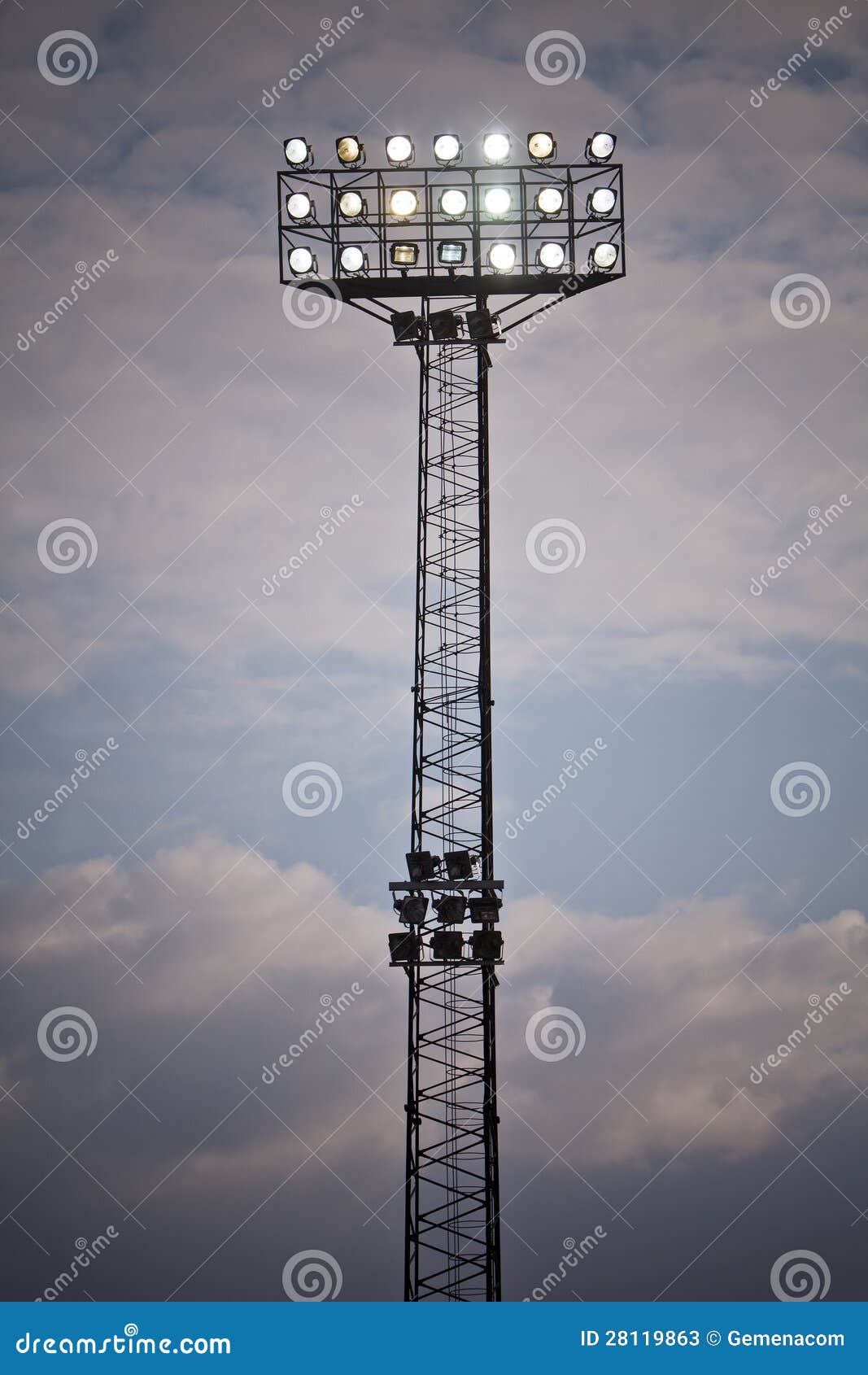 Stadium Lights stock image. Image of stadium, spot, equipment 28119863