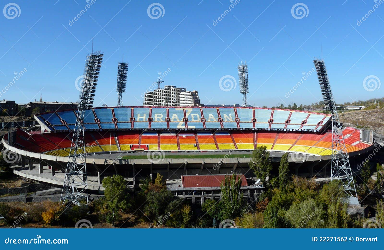 Stadium Razdan, Yerevan stock photo. Image of razdan 22271562