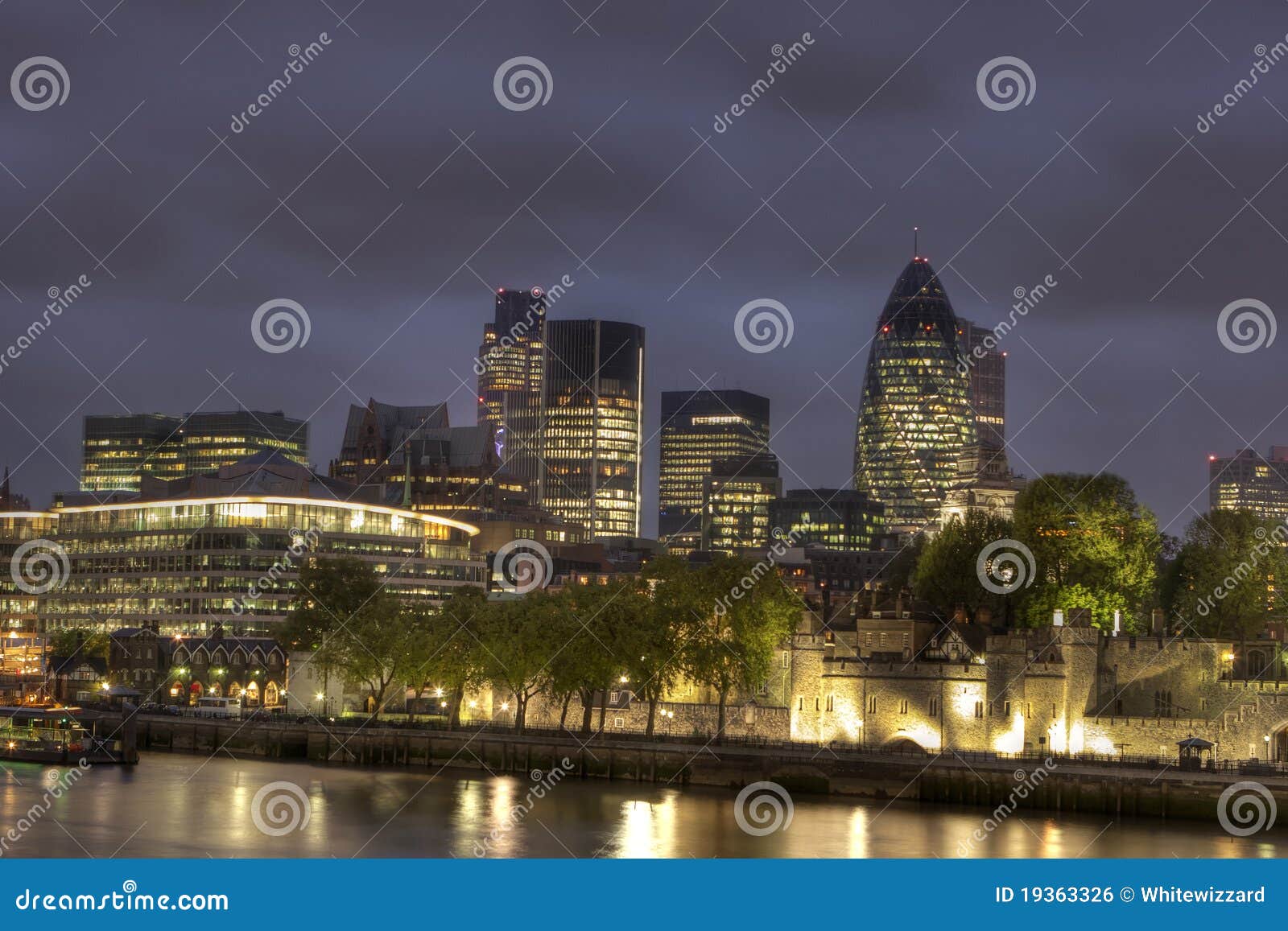 Stadslondon natt foto tagen uk