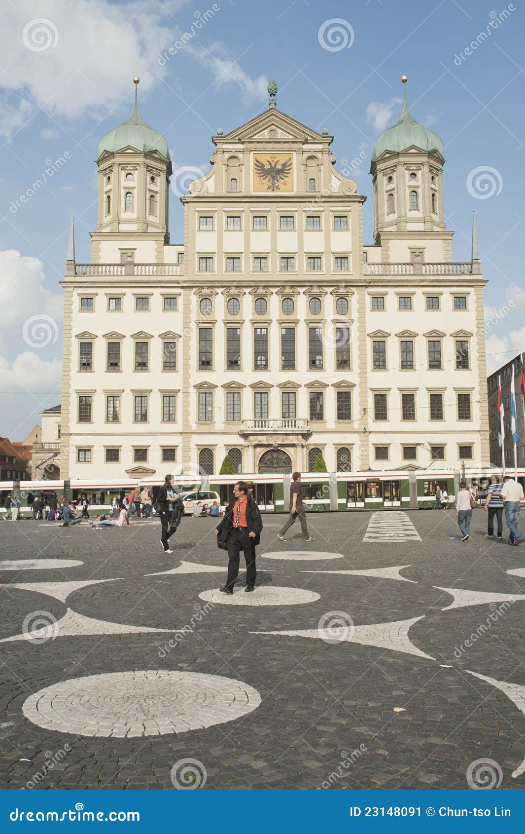 Stadtzentrum Von Augsburg Deutschland Redaktionelles Foto Stadtzentrum Von Augsburg Deutschland Redaktionelles Foto
