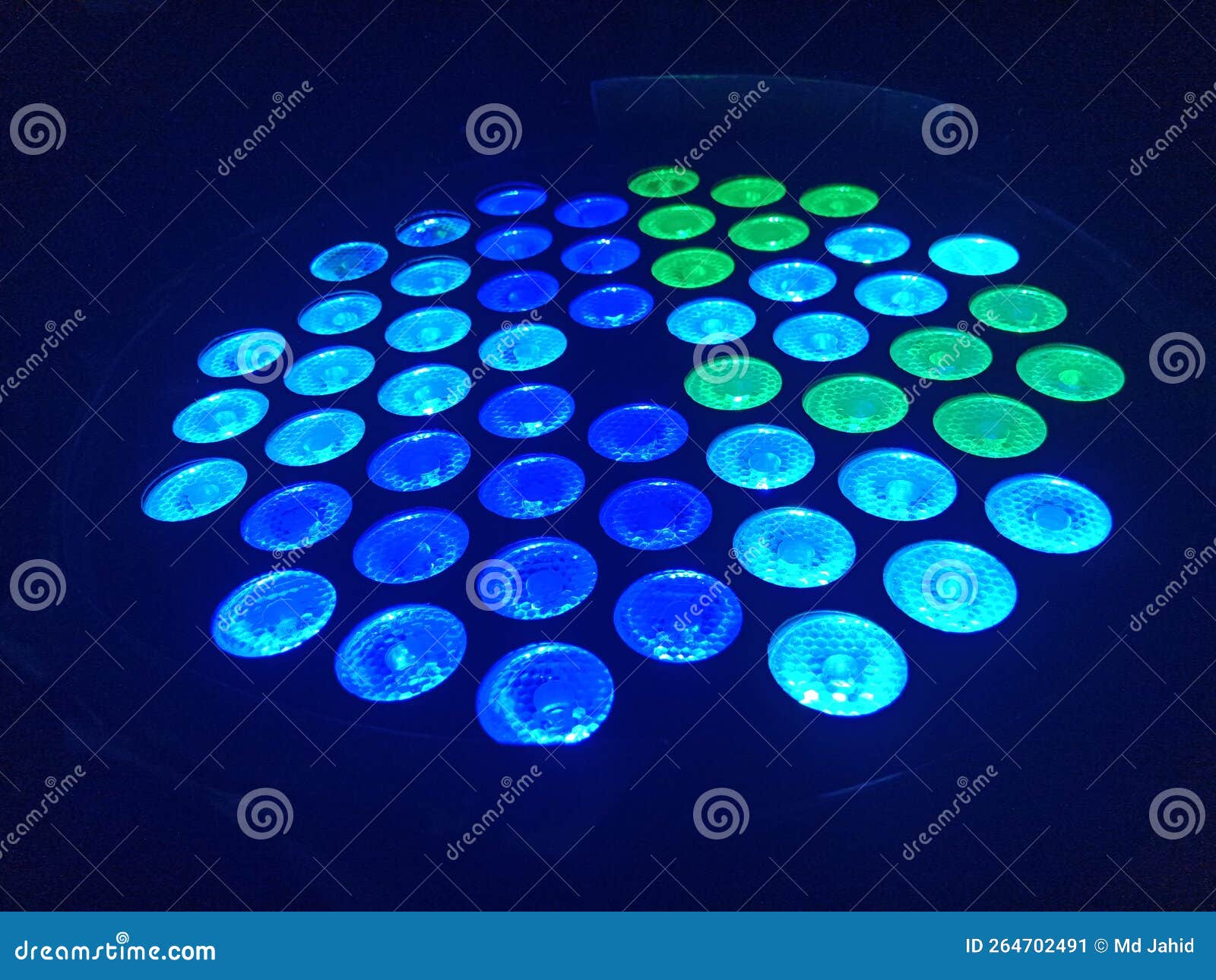 Stage Decoration with Artificial Light Stock Image Image of show