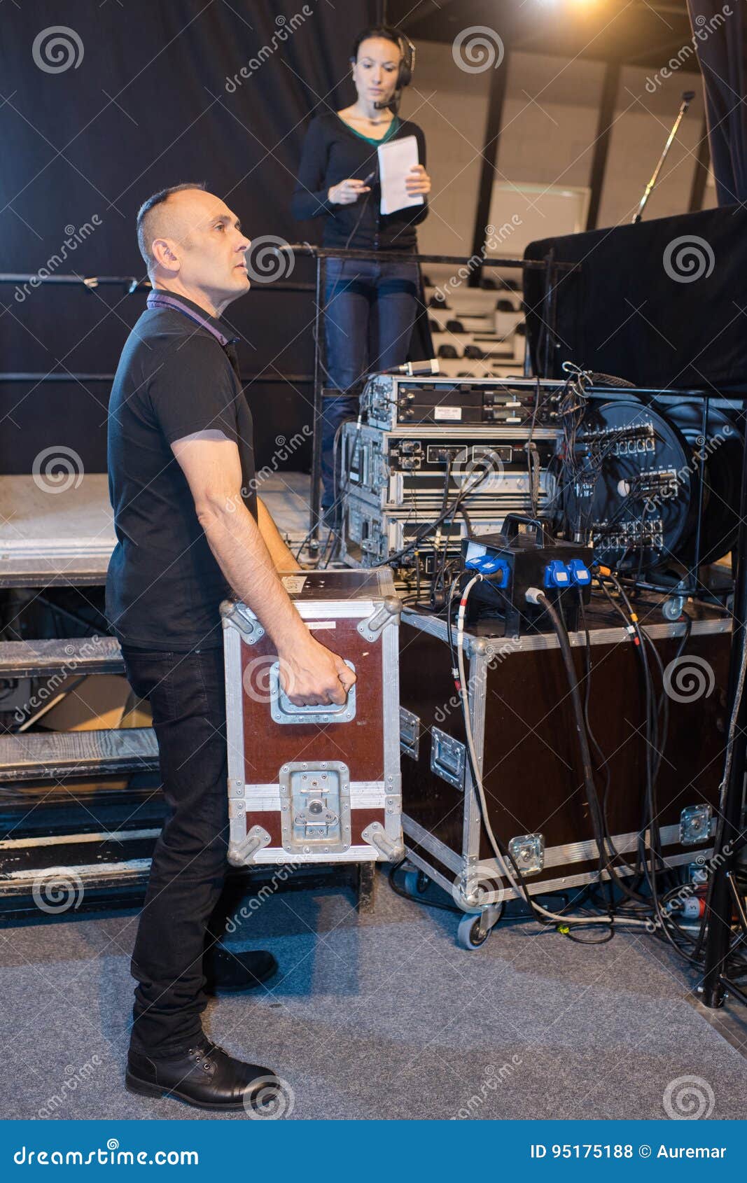 Stage Equipment for Concert Stock Photo Image of beautiful