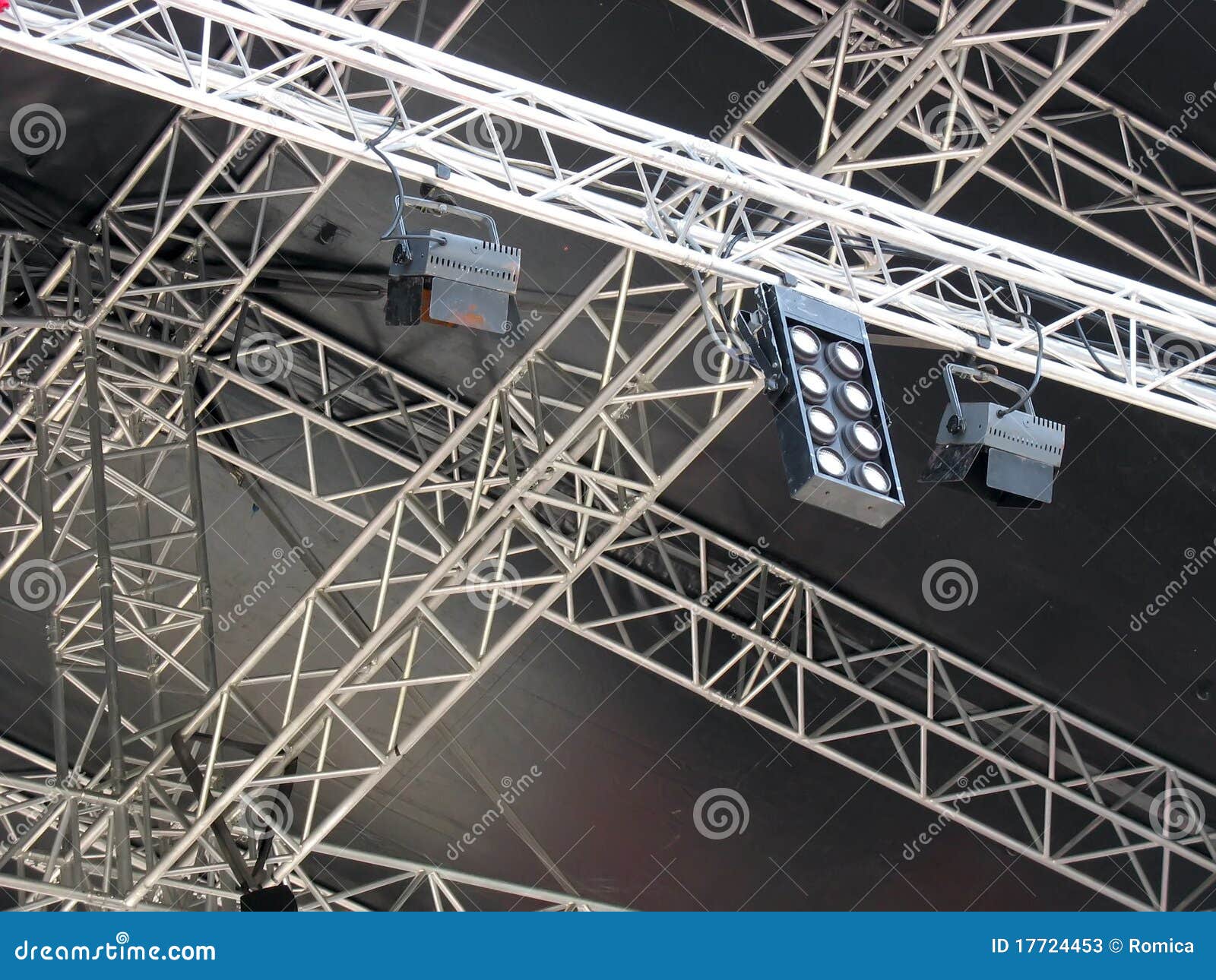 Stage Illumination Light Equipment and Projectors Stock Image Image