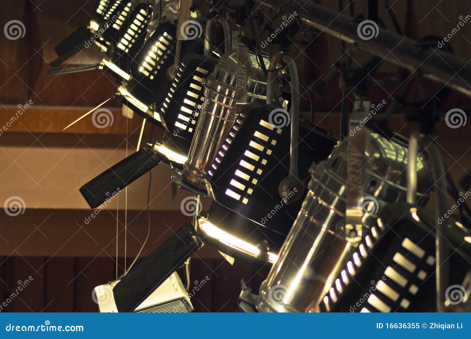 Stage lighting stock image. Image of intensity, group 16636355