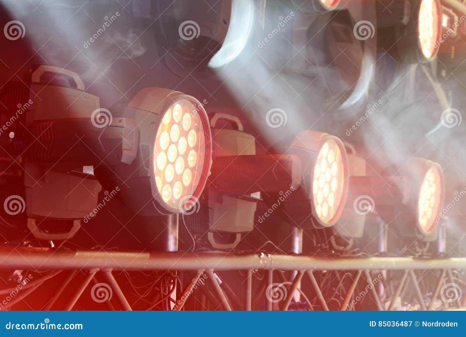Stage lighting equipment. stock image. Image of modern 85036487