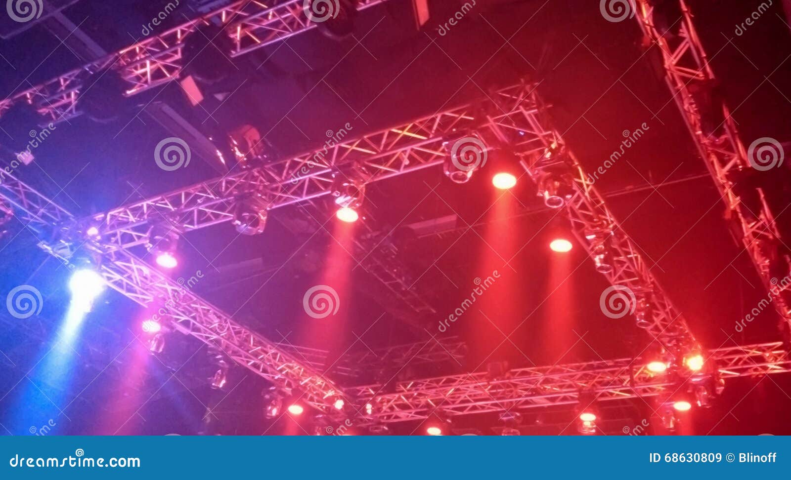 Stage Lighting ramp stock image. Image of lamp, equipment 68630809