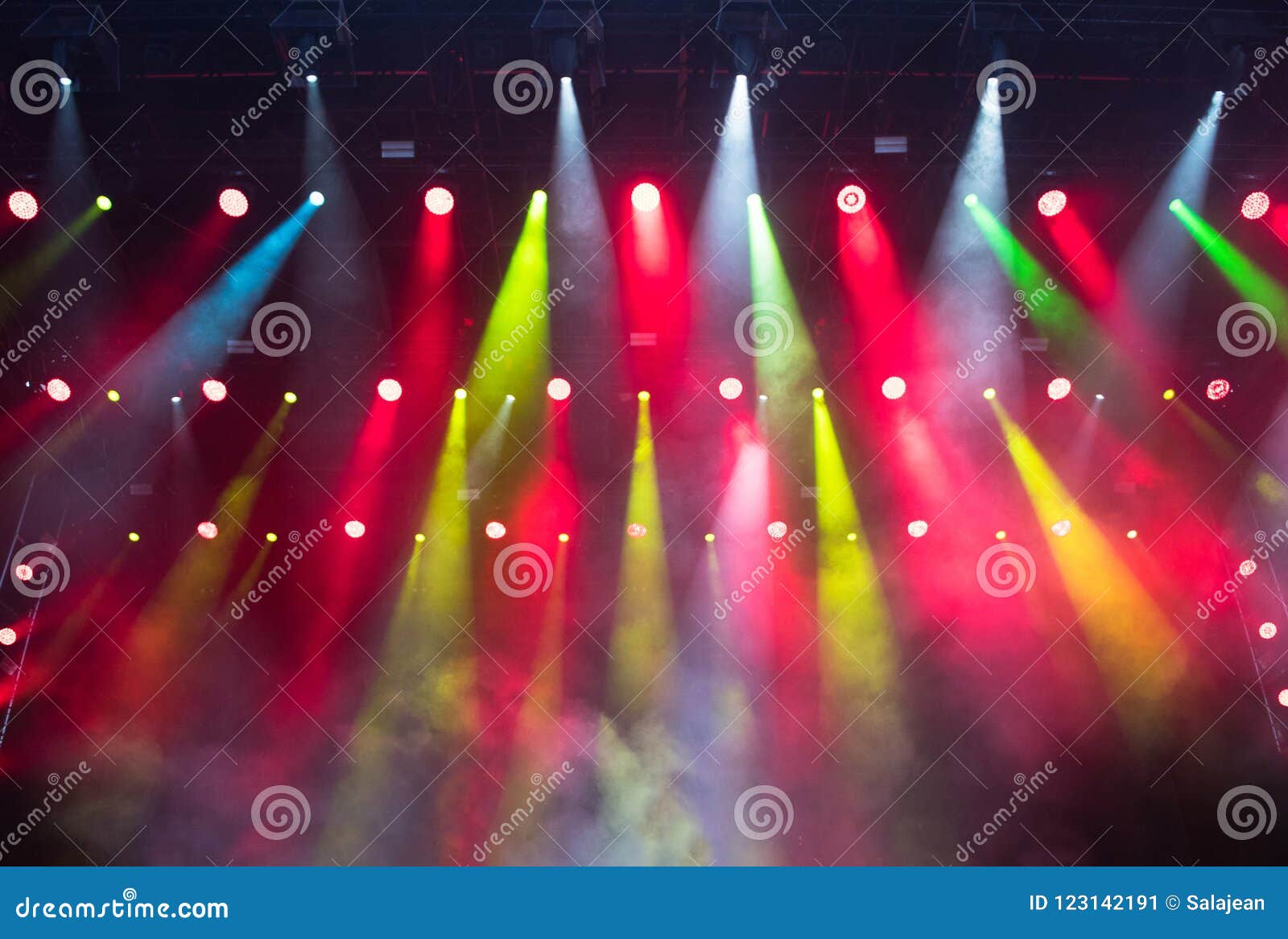 Stage lights background stock image. Image of blue, entertainment -  123142191