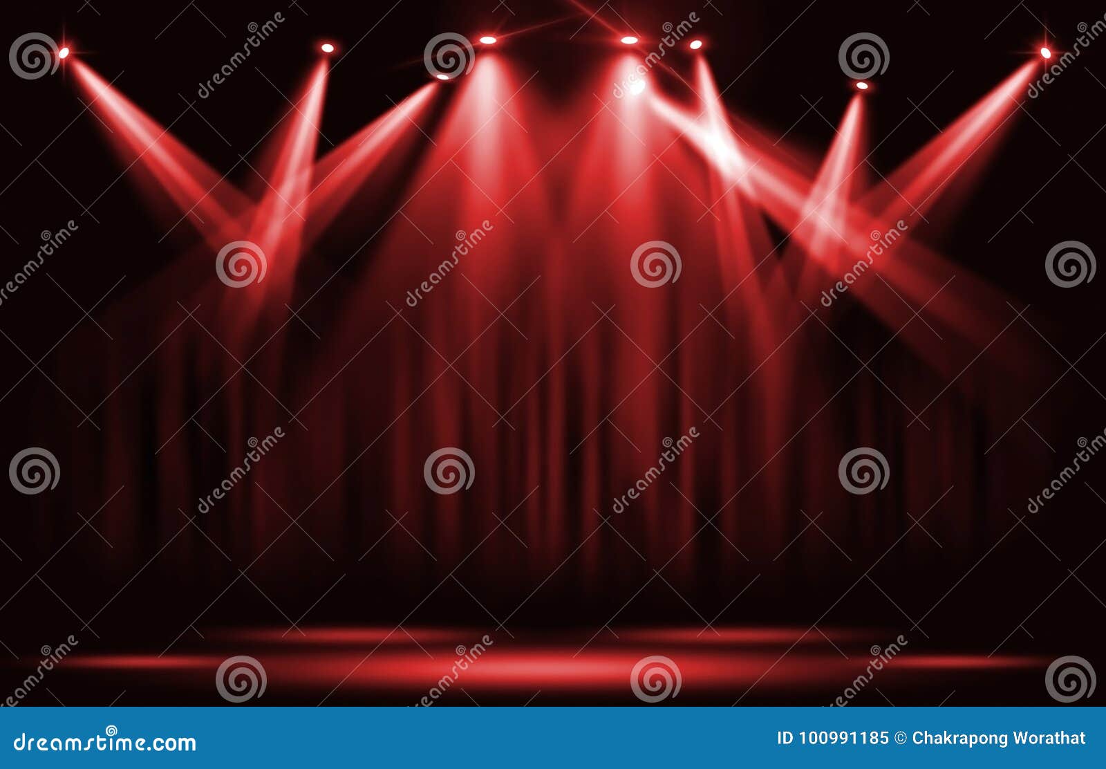 Red Stage Lights