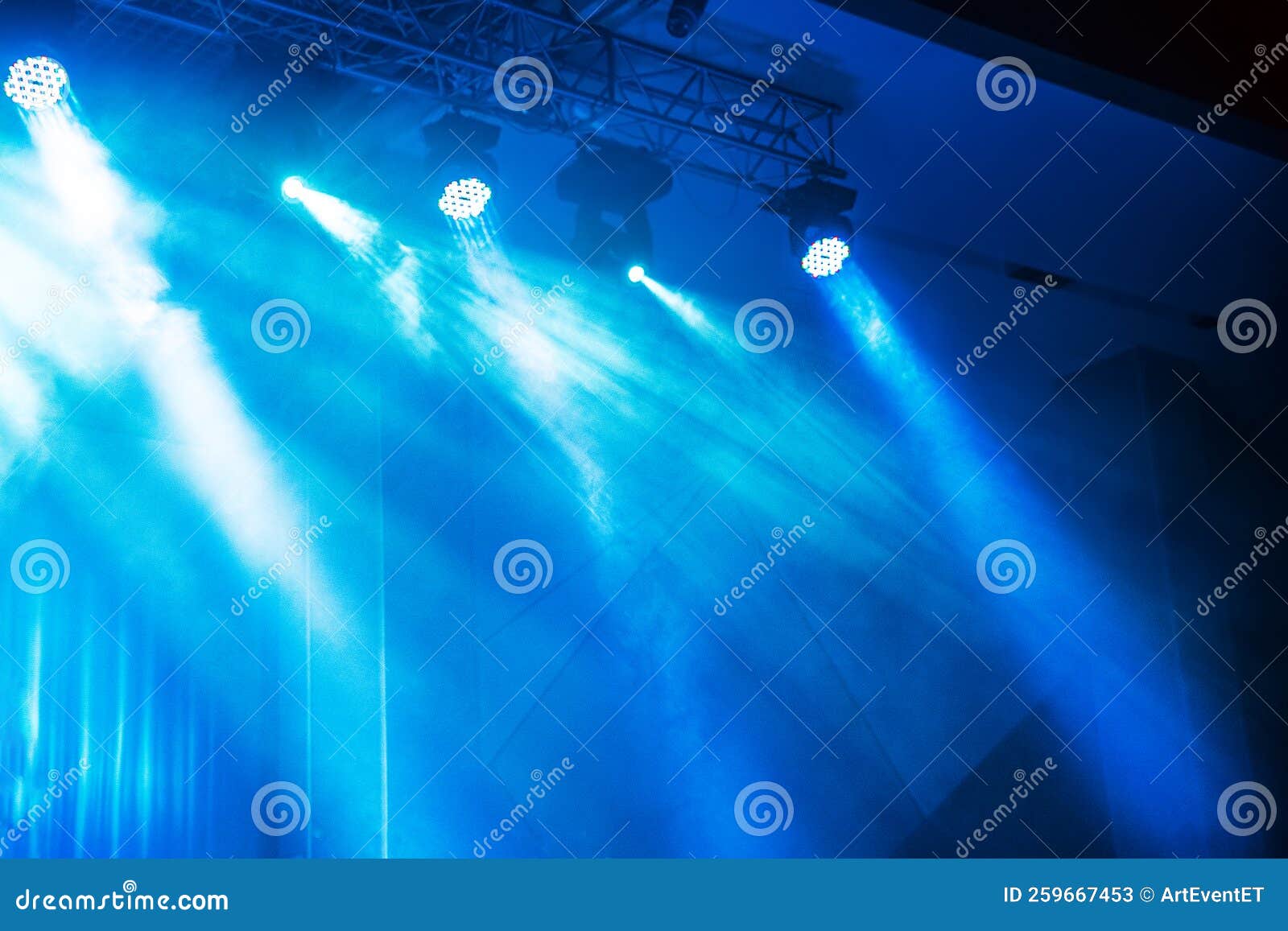 Stage Lights. Concert Light Stock Image Image of club, abstract