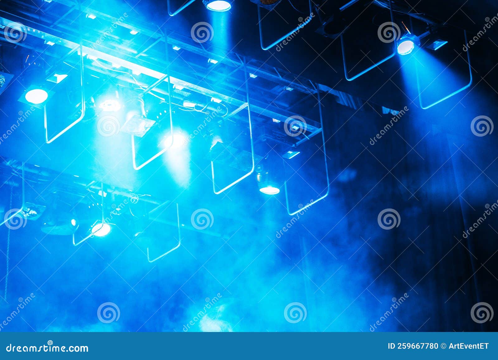 Stage Lights. Concert Light Stock Photo Image of performance, band 259667780