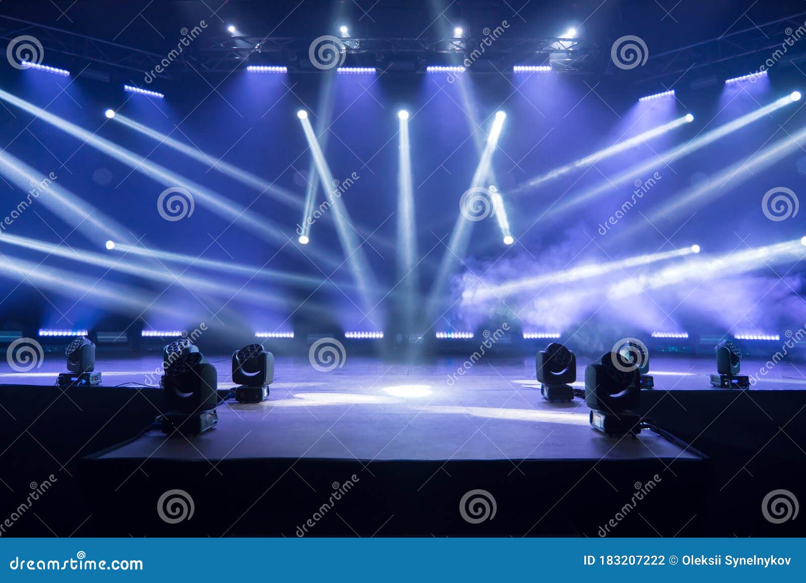 Stage for Live Concert Online Transmission. Business Concept for a Concert  Online Production Broadcast in Realtime As Events Stock Photo - Image of  quarantine, realtime: 183207222