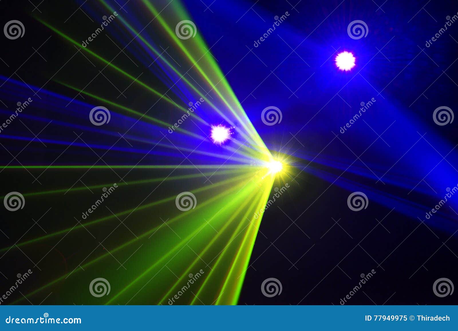 Stage Spotlight with Laser Rays Gradient Background Stock Image Image