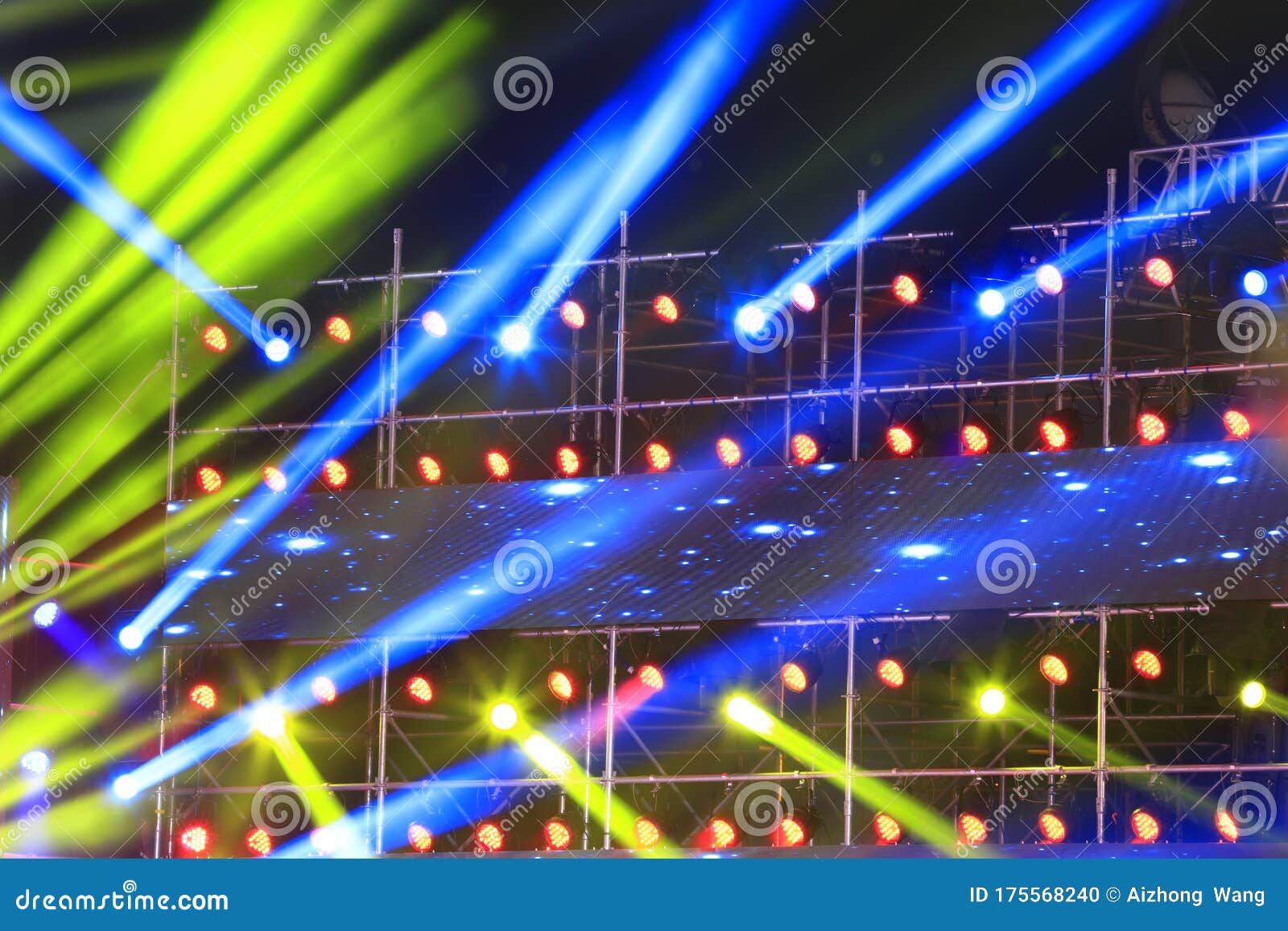 The stage spotlight stock photo. Image of illumination 175568240