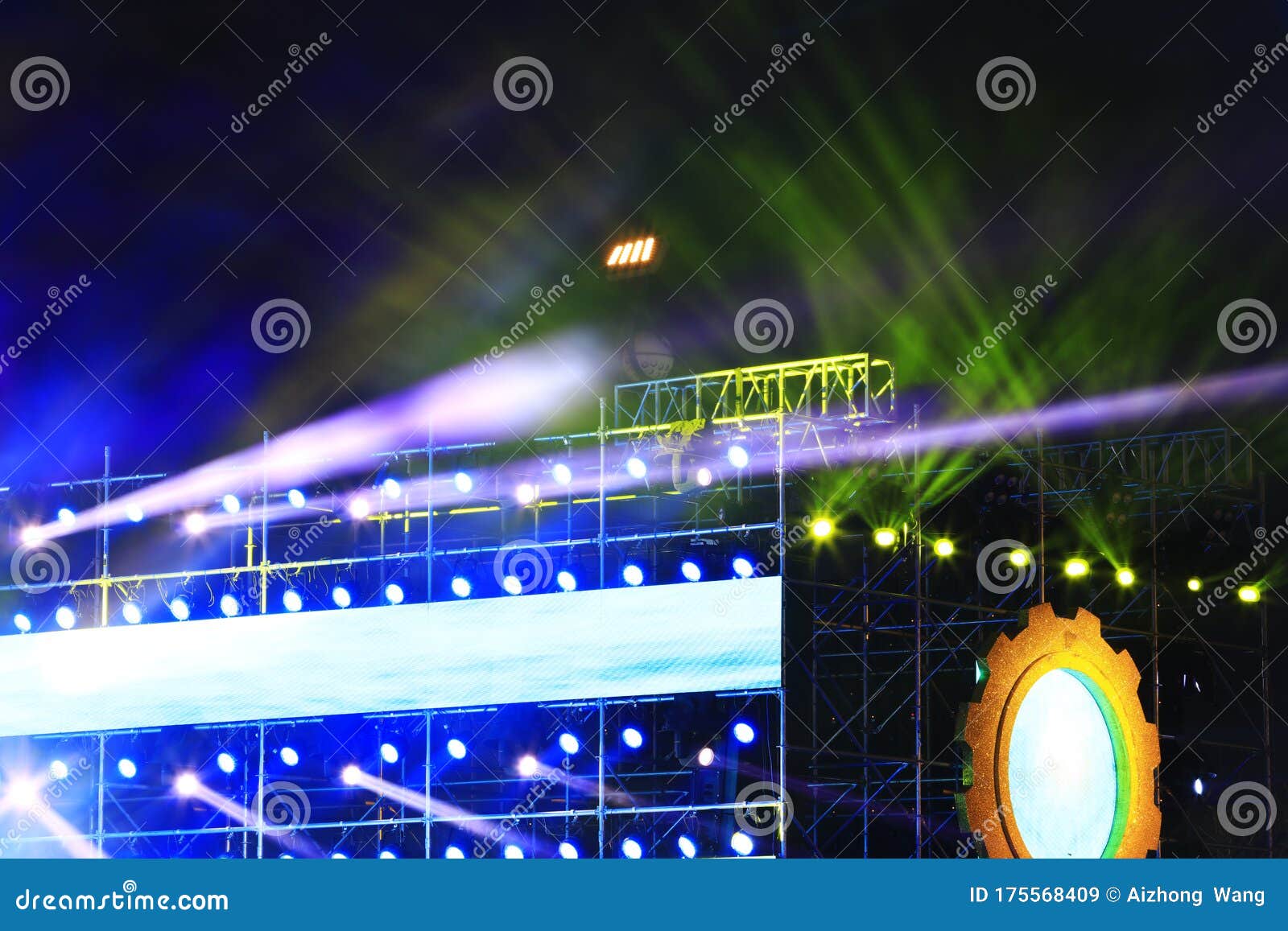 The stage spotlight stock image. Image of party, backdrop 175568409