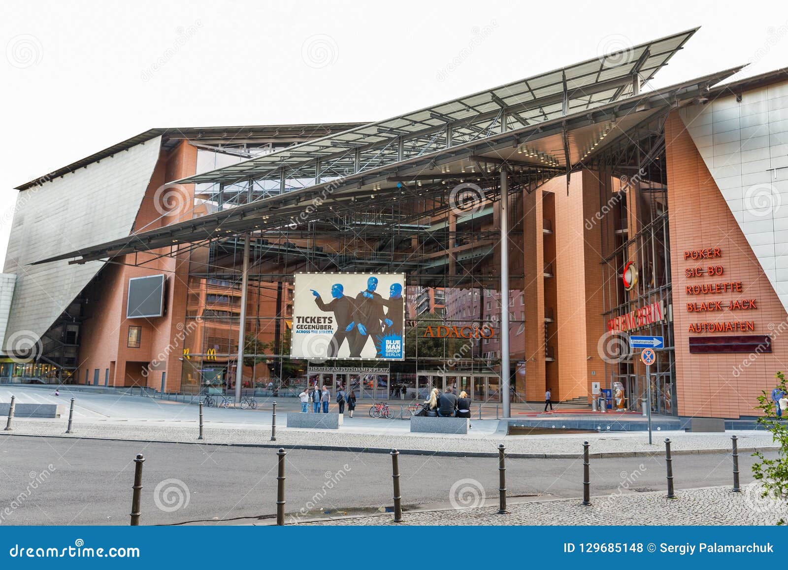 Stage Theater at Potsdamer Platz in Berlin, Germany. Editorial Stock