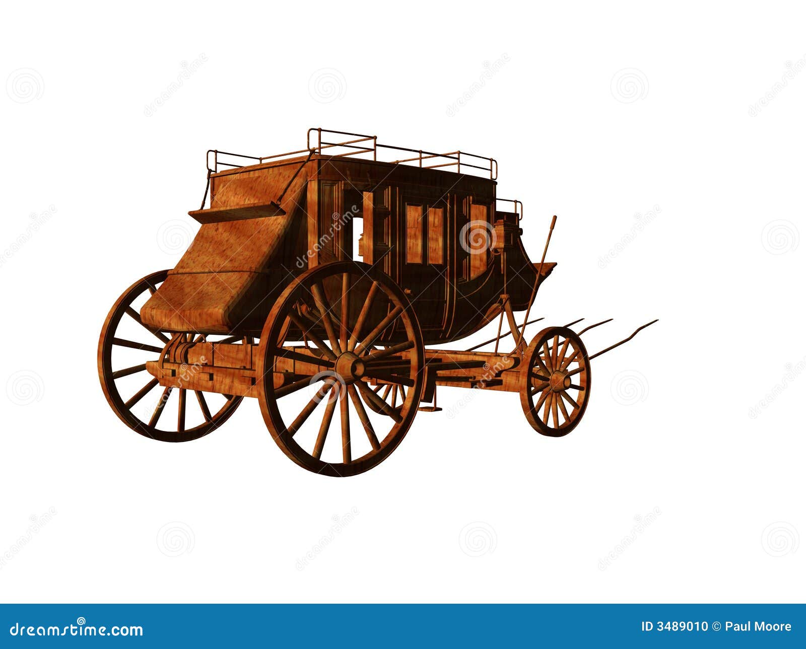 Stagecoach Royalty-Free Stock Photography | CartoonDealer.com #46480661