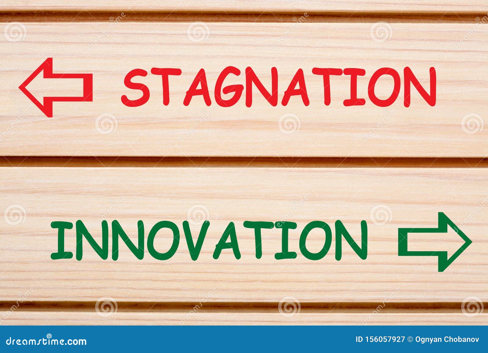 stagnation innovation opposite words