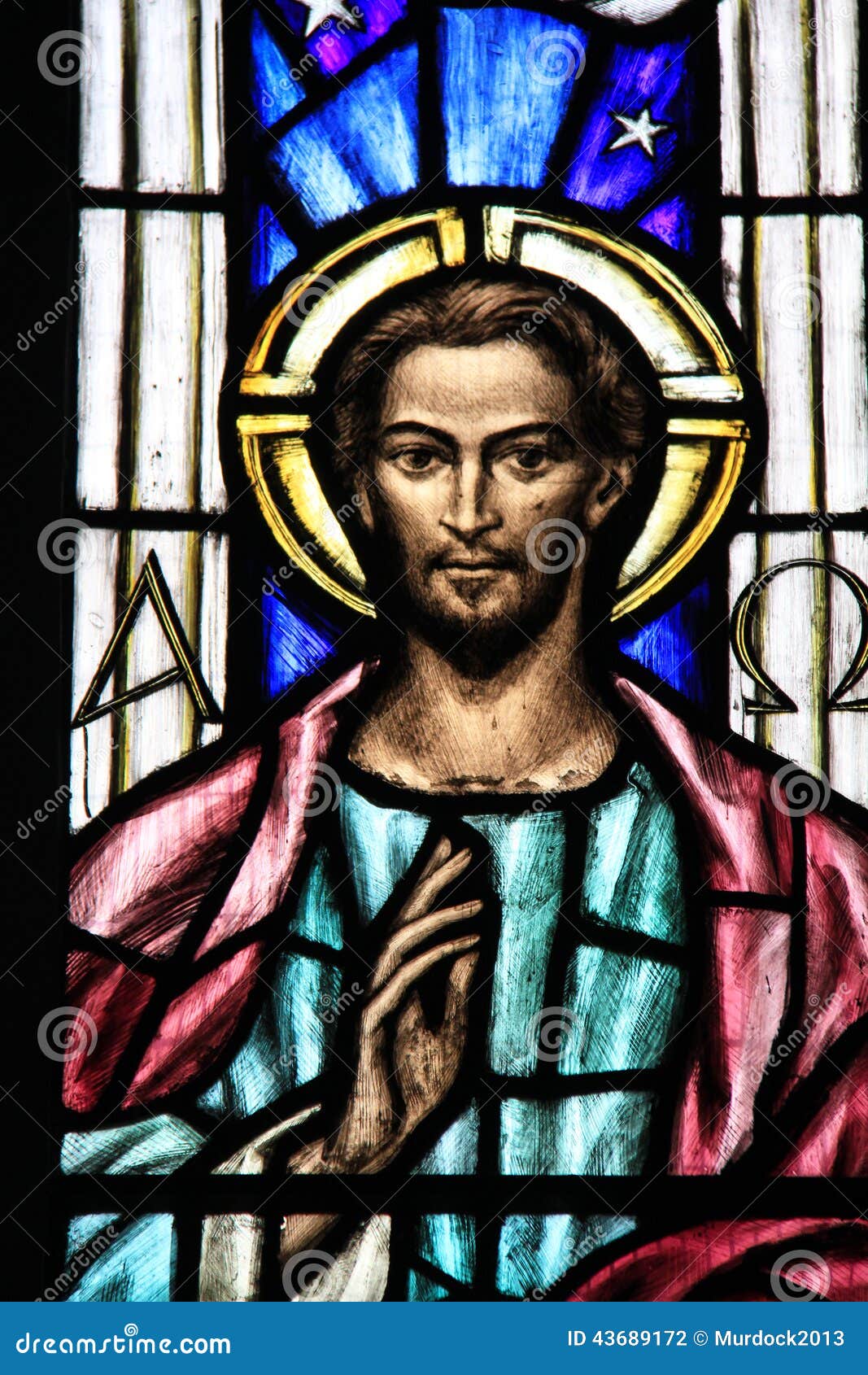 Stain glass window stock photo. Image of catholic, bible - 43689172