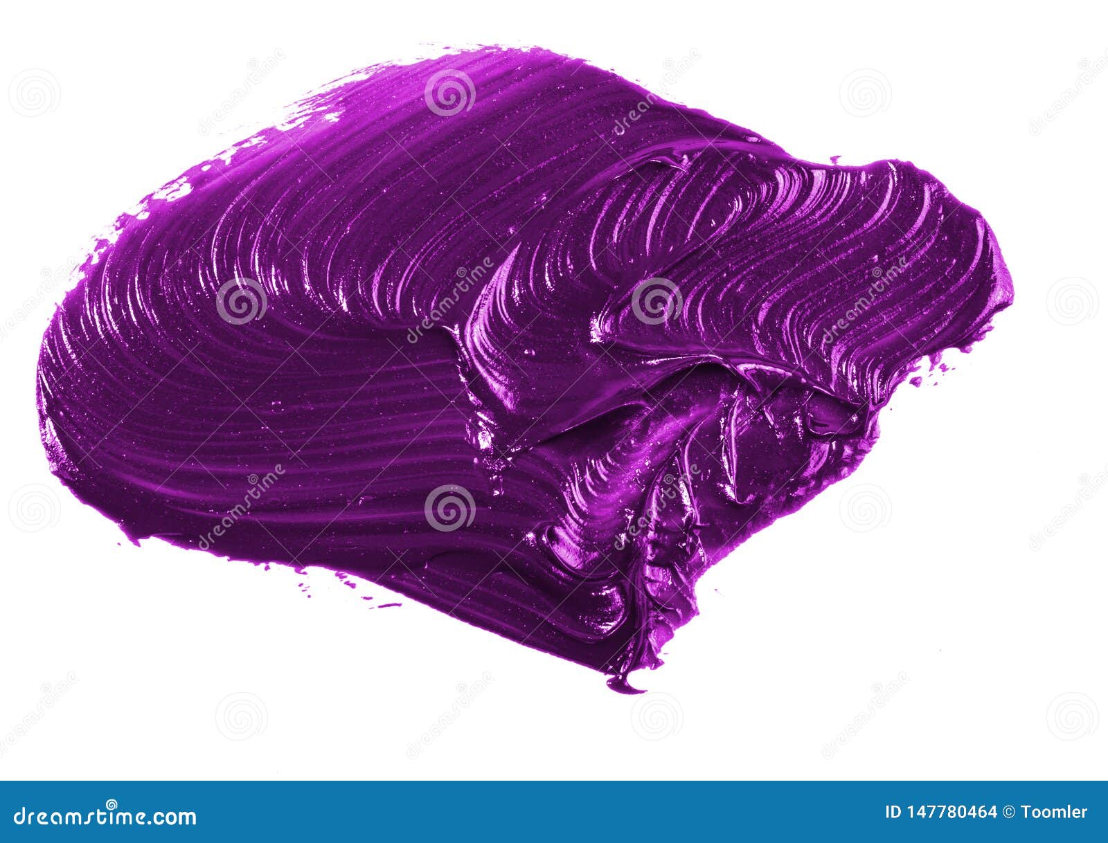 Stain of Purple Oil Paint on White Stock Photo Image of stains