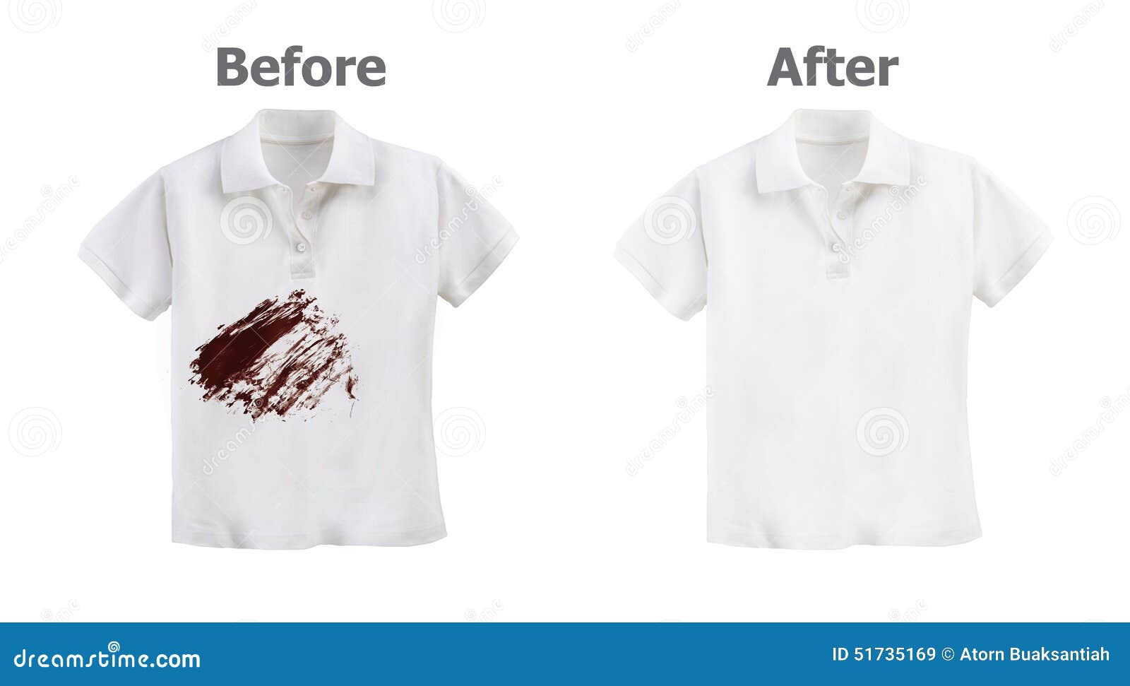 Stain Remover Experiment stock image. Image of laundry 51735169