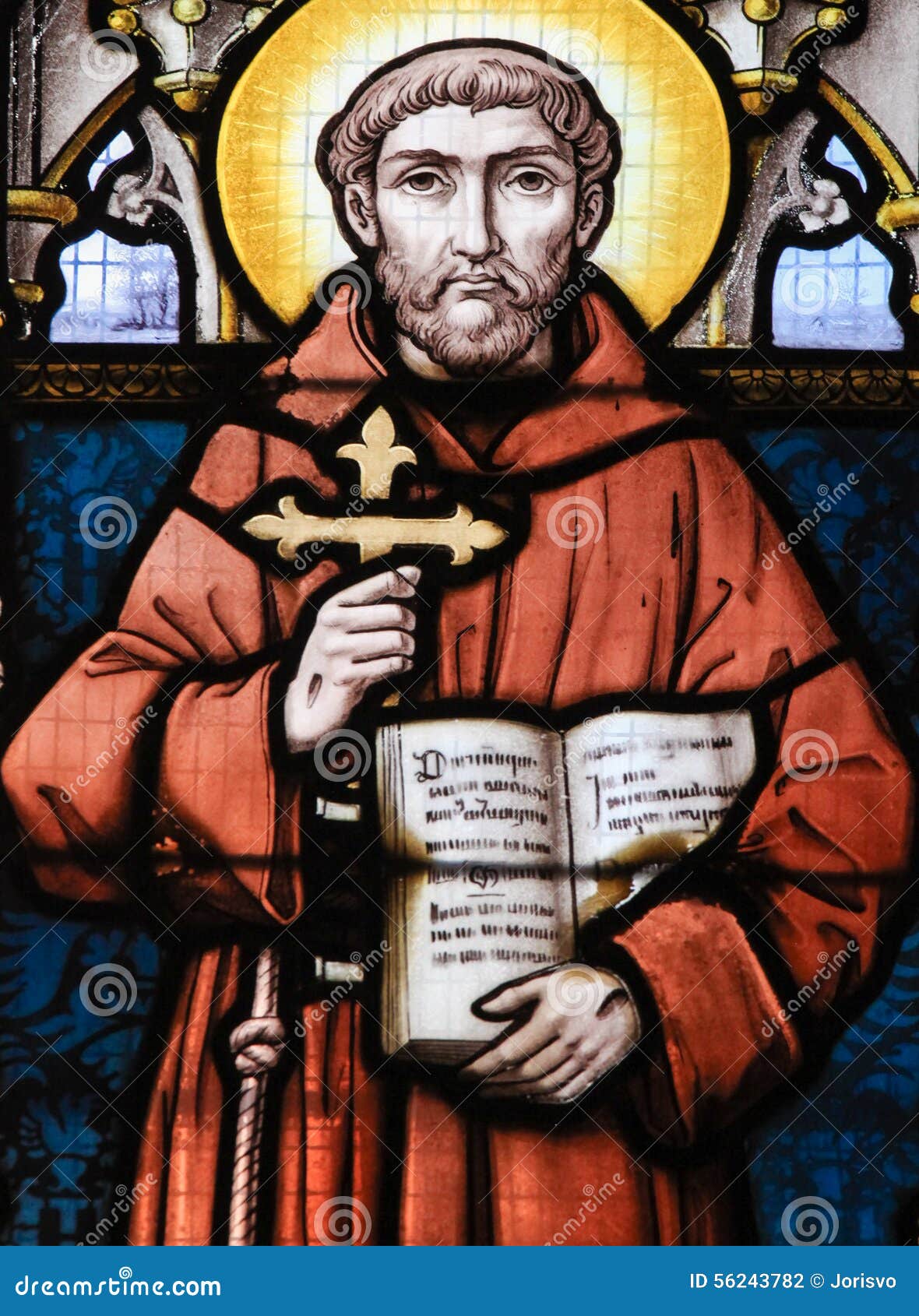 stained glass - saint francis of assisi