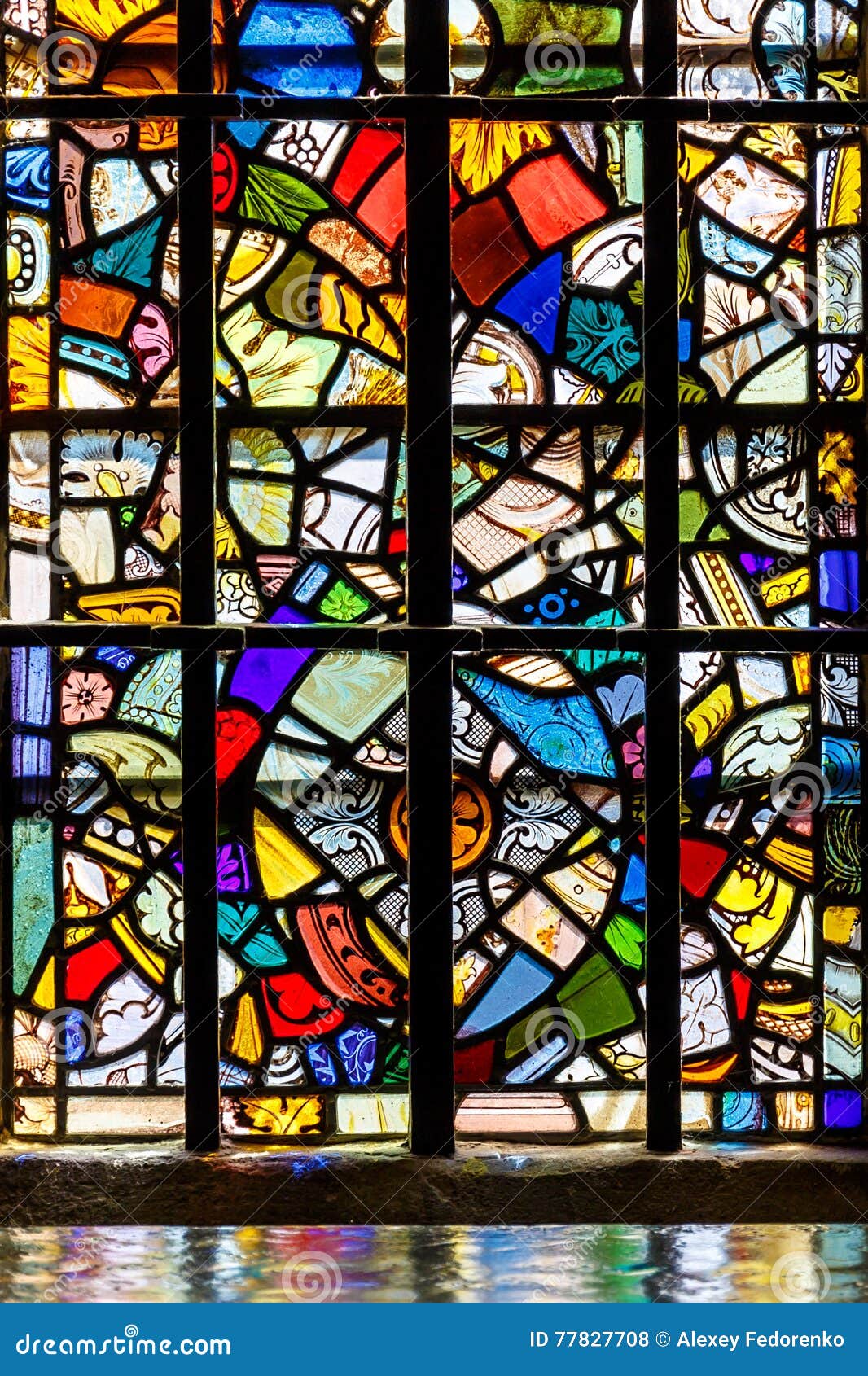 Stained Glass in Tower of London Stock Photo Image of interior, blocks 77827708