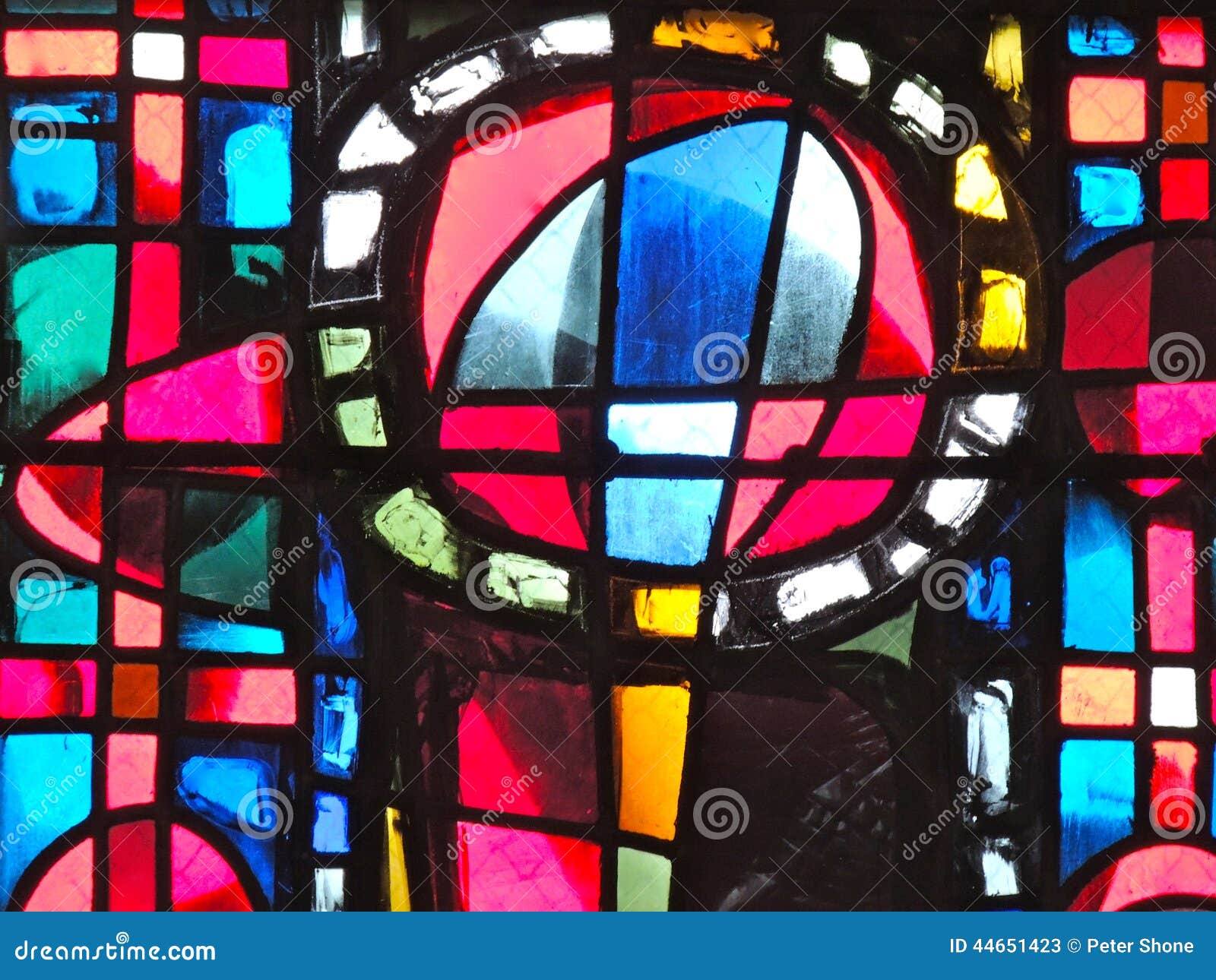 stained glass window detail