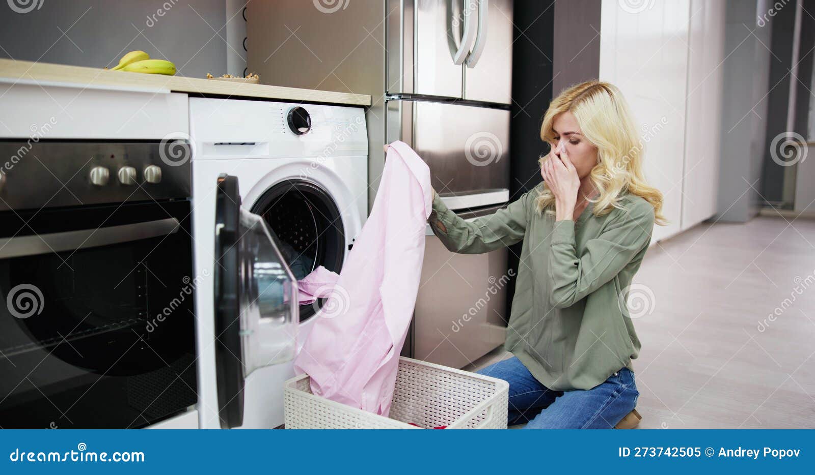 Stained Pink Clothes in Washing Machine Stock Image Image of stain, shock 273742505