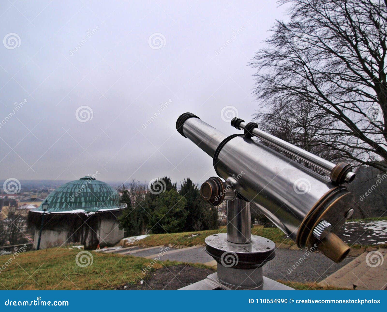 Stainless Steel Compound Telescope Picture. Image 110654990