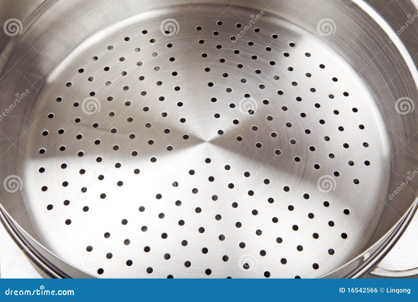 Stainless Steel Steamer Basket Stock Photo - Image of steam, close: 16542566