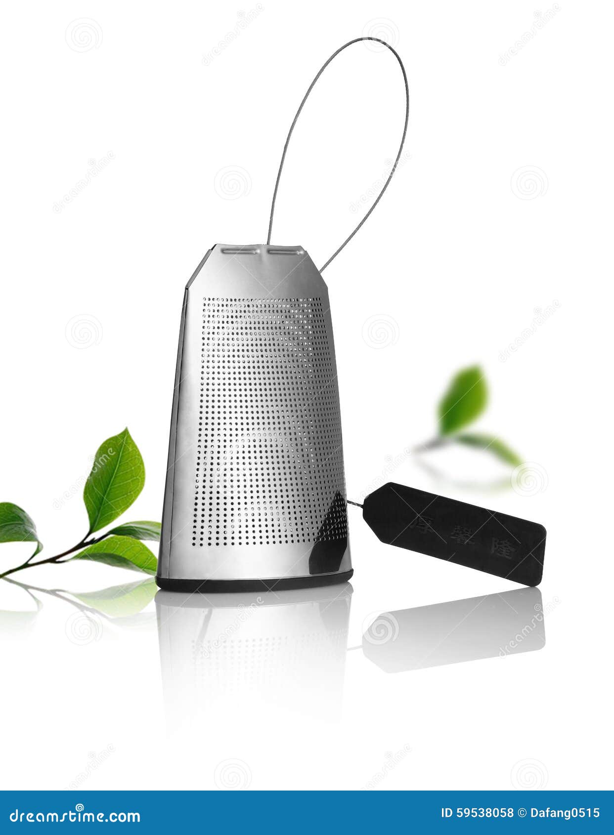 Stainless steel tea bag stock photo. Image of originality 59538058