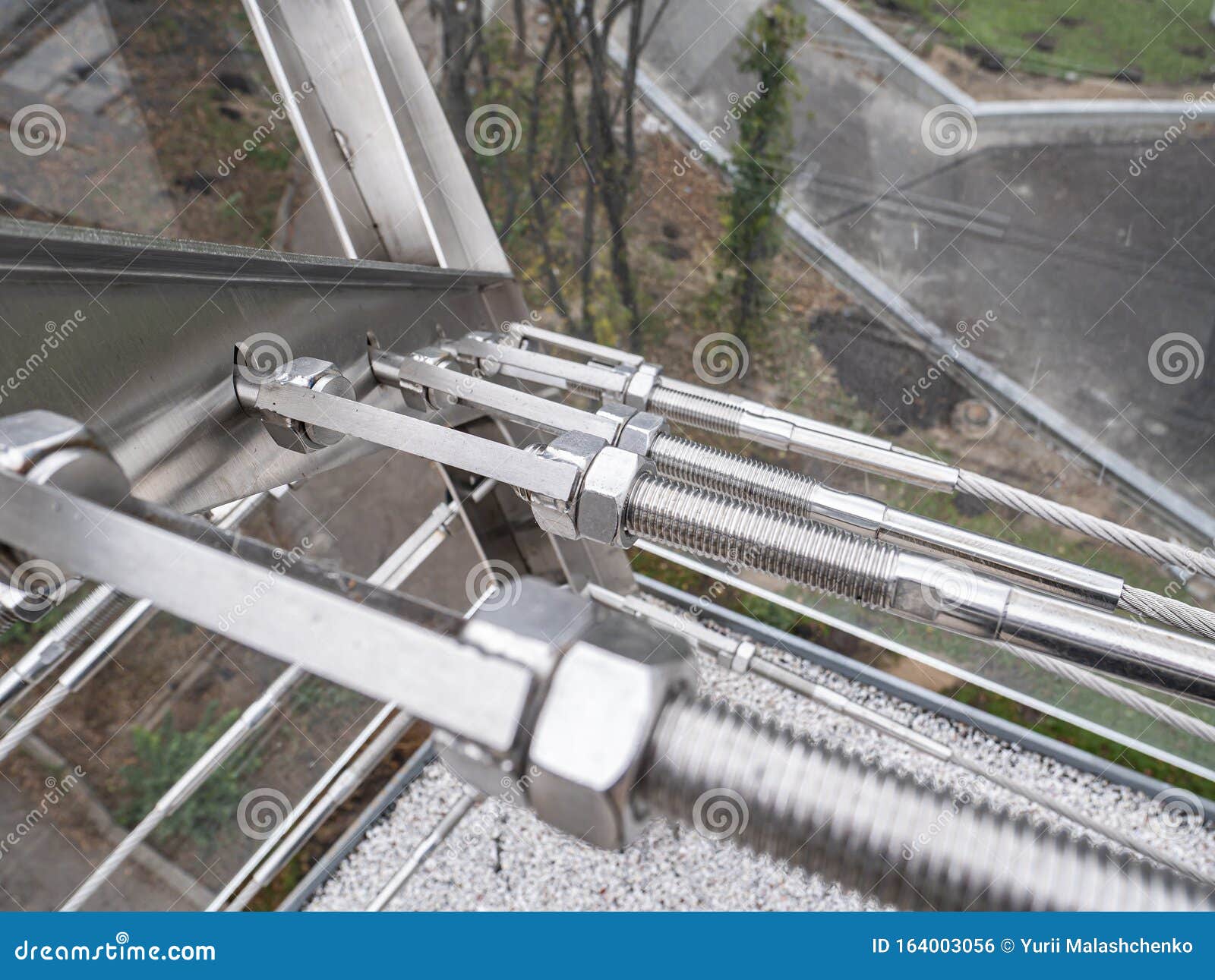 Stainless Steel Threaded Connection Stock Photo Image of double