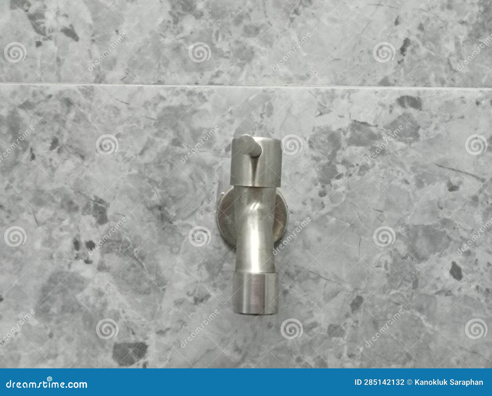Stainless steel water tap stock photo. Image of clean 285142132