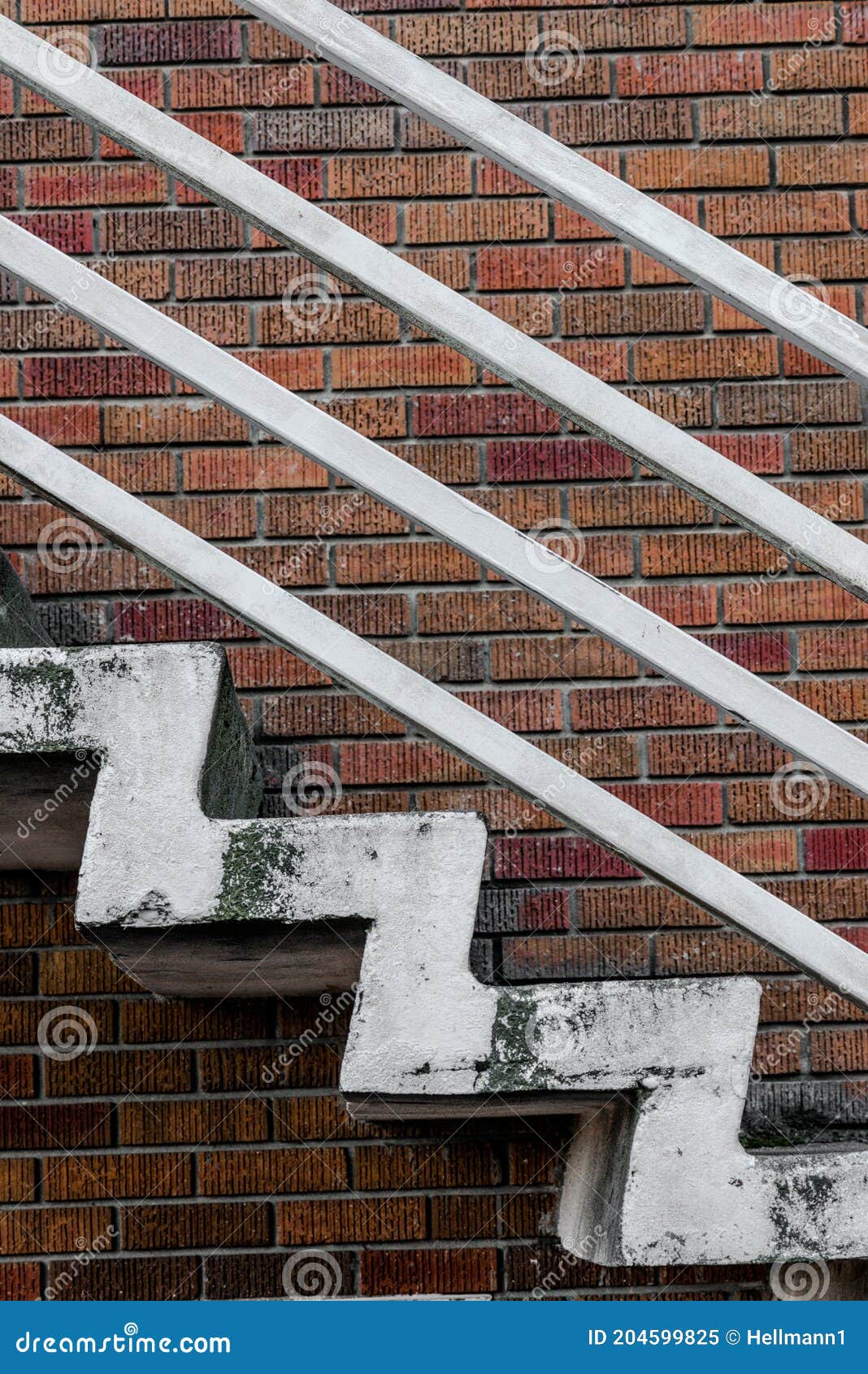 Stairs on a Wall stock image. Image of office, architecture 204599825