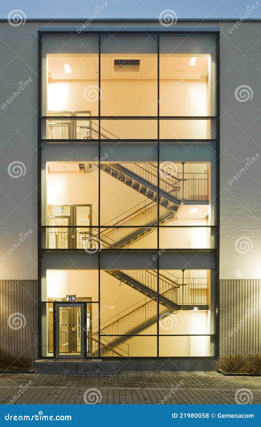 Stairs in a building stock photo. Image of architecture 21980058