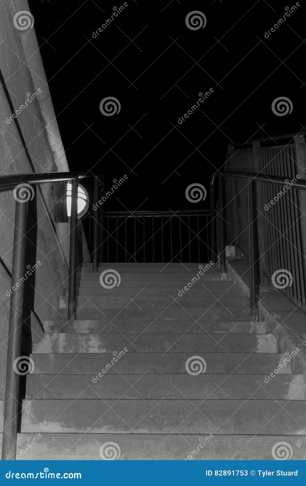 Stairway Black and White stock image. Image of architecture 82891753