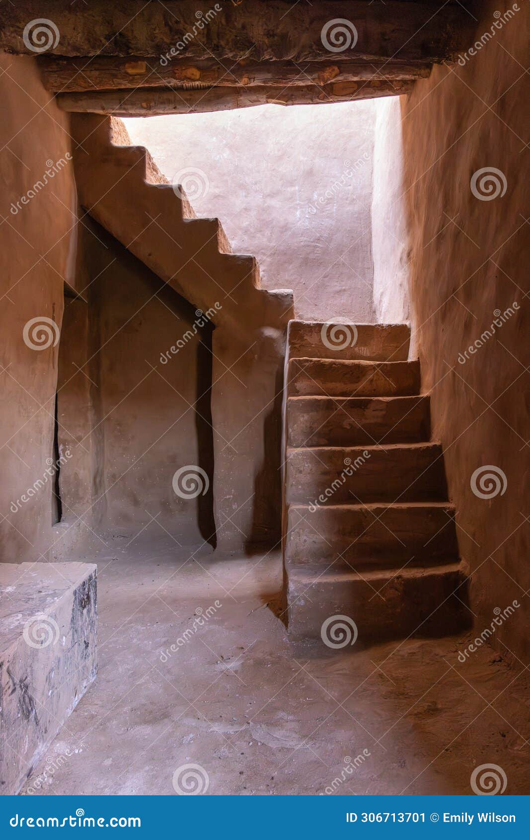 stairway in old town al-ula