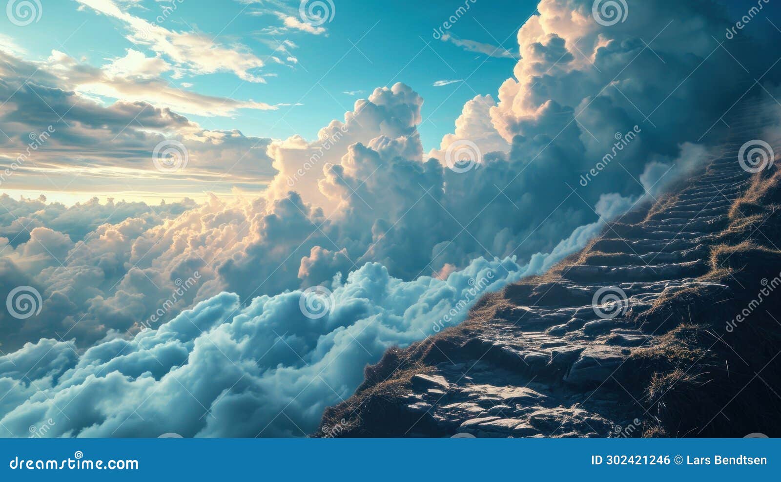 Skyward Aspirations: The Ascending Graph Stock Photo | CartoonDealer ...