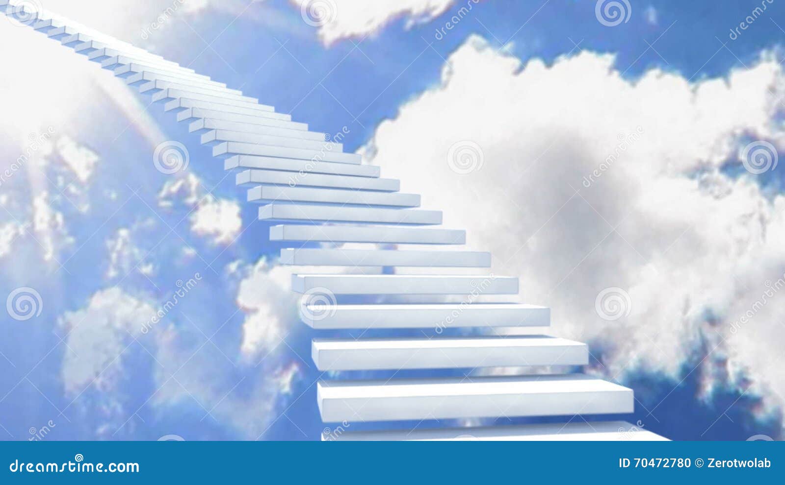 Heaven Steps Background, Stock Video