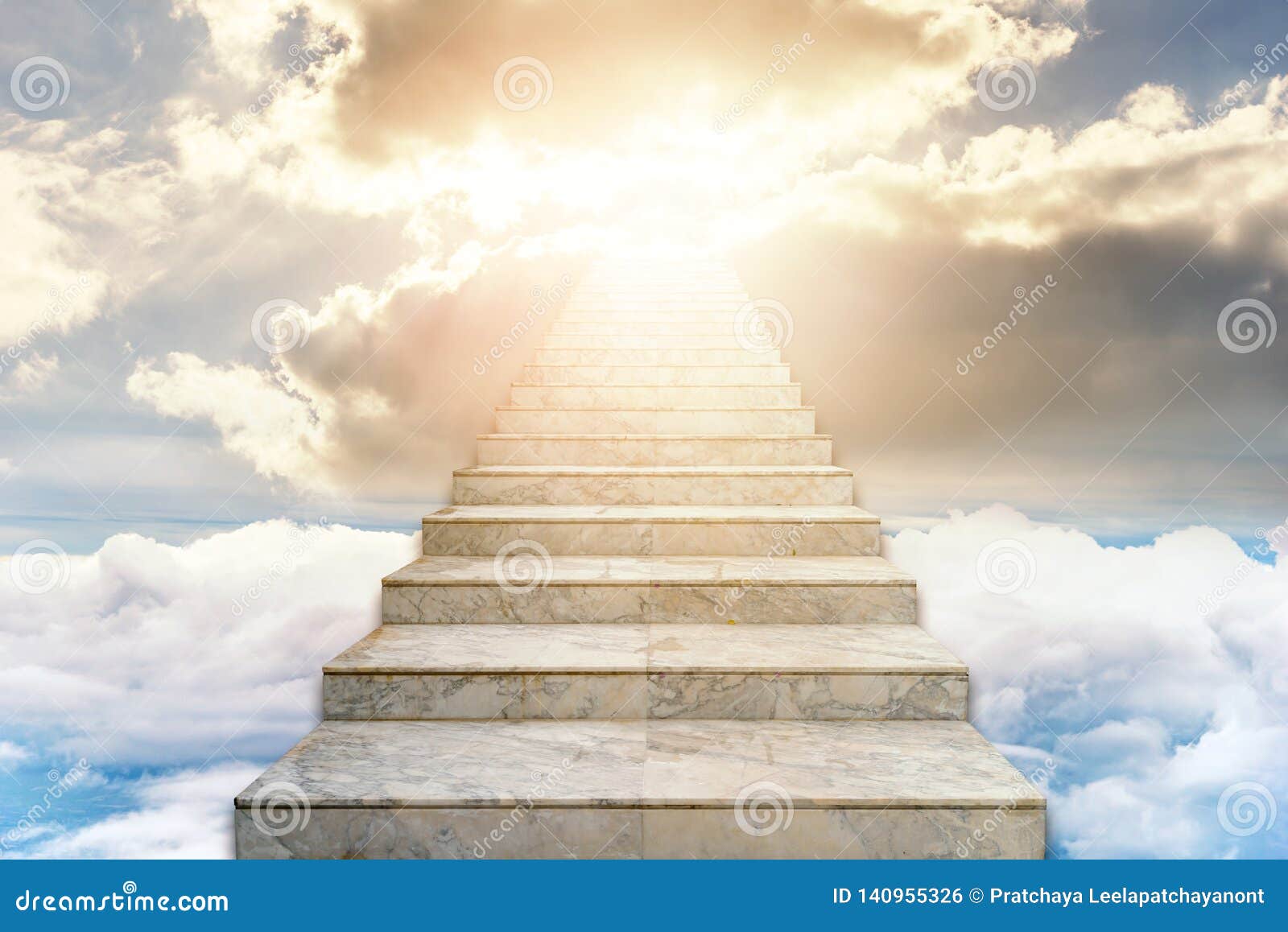 stairway to heaven. concept religion