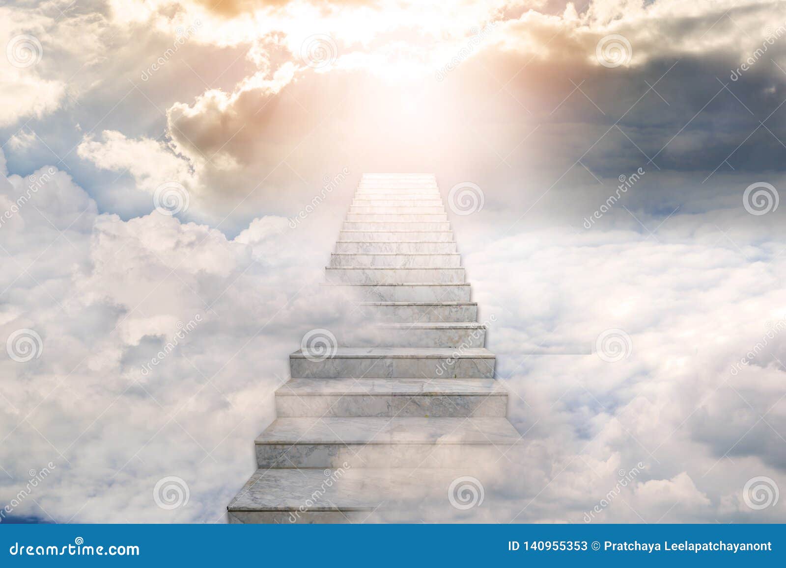 stairway to heaven. concept religion