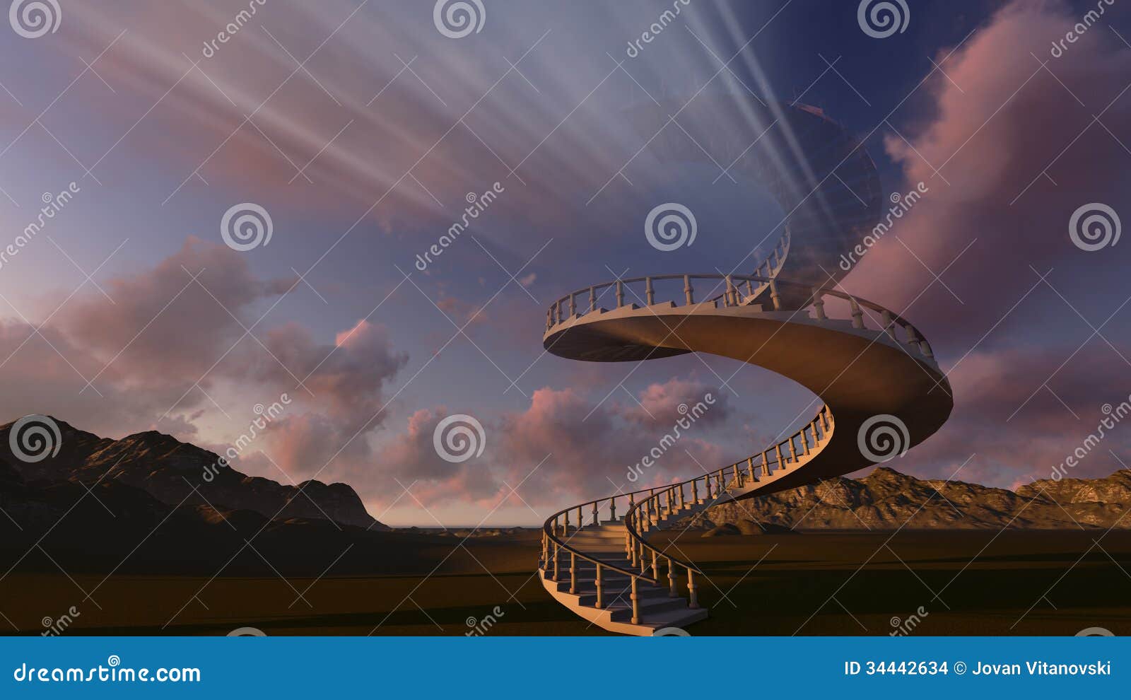 Stairway to heaven/success stock image. Image of road - 25793241