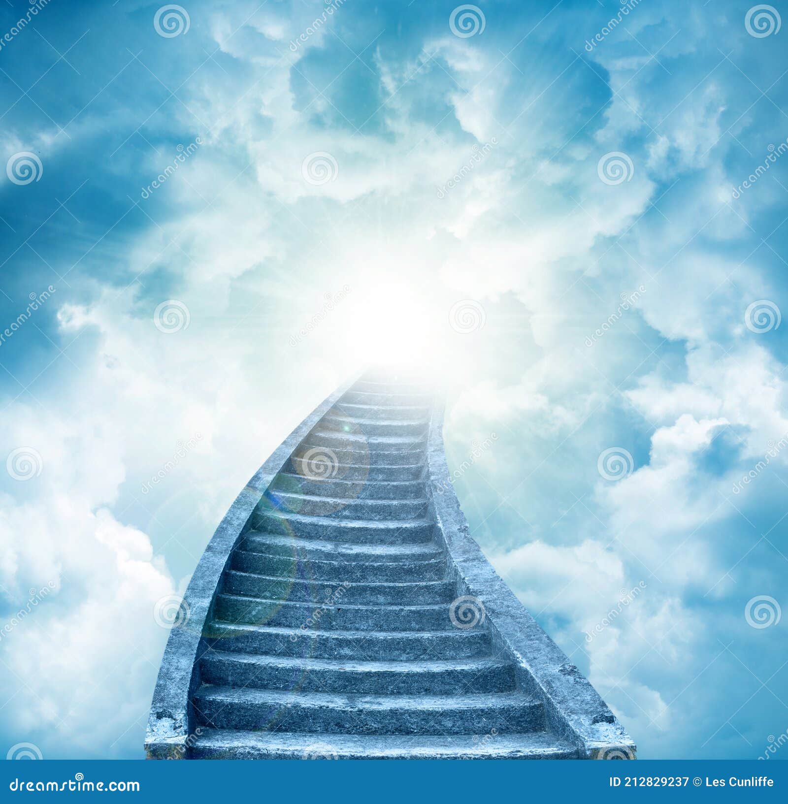 Download Stairway Heaven Clouds Royalty-Free Stock Illustration