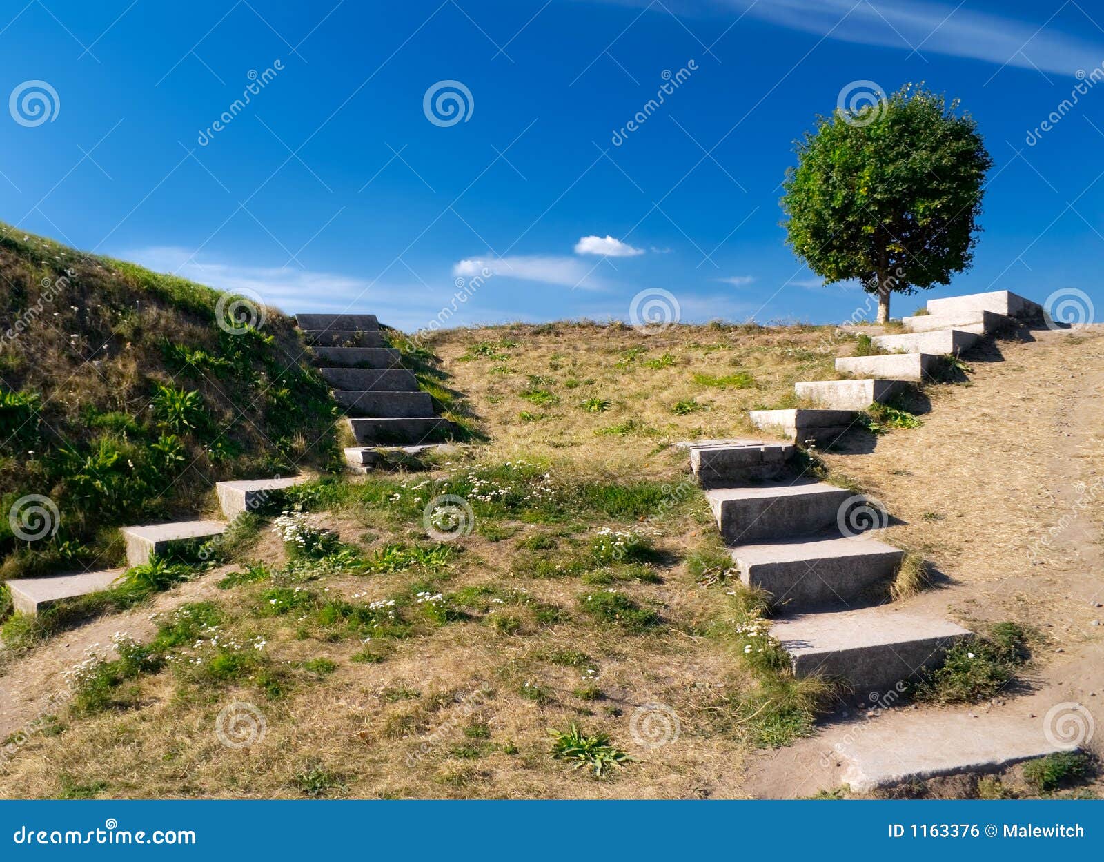 Stairways to the sky-4. Stone stairs on a hill